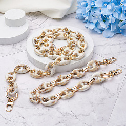 2Pcs 2 Style Resin Bag Handles&nbsp;DIY-GN0001-02A