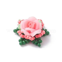 Seed Glass Beaded Pendants&nbsp;PALLOY-MZ01012-03