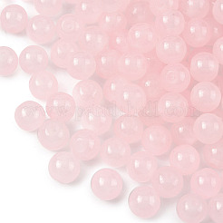 2 Strands Baking Paint Imitation Jade Glass Round Bead Strands&nbsp;DGLA-FS0001-20A