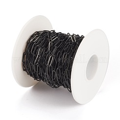 304 Stainless Steel Paperclip Chains&nbsp;STAS-K209-07EB