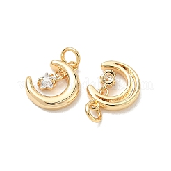 SHEGRACE Brass Micro Pave Cubic Zirconia Pendants&nbsp;XGRQ3D664-464G