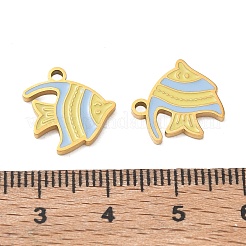 304 Stainless Steel Enamel Pendants&nbsp;SA-CBA7876-29G-09