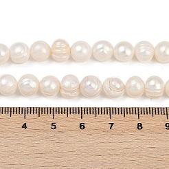 Natural Cultured Freshwater Pearl Beads Strands&nbsp;PEAR-I007-07J-08A