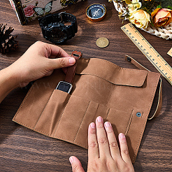 1Pc PU Letaher Watch Bands Storage Bag&nbsp;ABAG-CL0001-44C