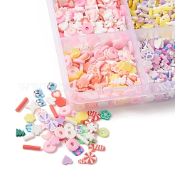 72G 12 Style Handmade Polymer Clay Cabochons&nbsp;CLAY-FS0001-32