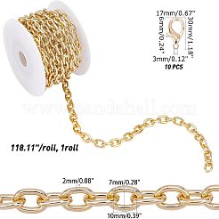 DIY Chain Necklace Making Kits&nbsp;DIY-CA0002-77LG