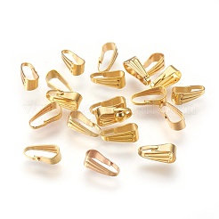Brass Snap on Bails&nbsp;KK-J209-08G-NF