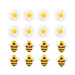50Pcs 2 Style Resin Cabochons&nbsp;CRES-LS0001-02