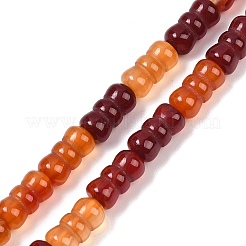 Natural Red Agate(Dyed & Heated) Beads Strands&nbsp;G-P595-A02-01