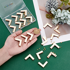 20 Sets Zinc Alloy Purse Corner for Bag&nbsp;FIND-GO0003-66A