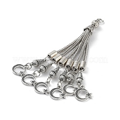 Tibetan Style Alloy Curb Chain Tassel Big Pendants&nbsp;FIND-K013-01AS-05