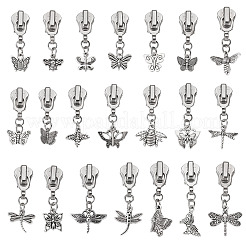 20Pcs Alloy Replacement Zipper Sliders&nbsp;HJEW-TAC0121