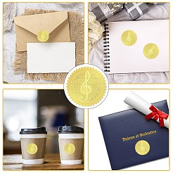 34 Sheets Self Adhesive Gold Foil Embossed Stickers&nbsp;DIY-WH0509-010