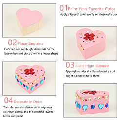 DIY Jewelry Boxes Kits&nbsp;DIY-PH0027-22