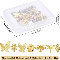 Alloy & Brass Cabochons&nbsp;TIBE-OC0001-02-RS