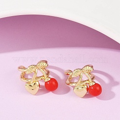 Brass Cuff Earrings&nbsp;EJEW-Q045-03G
