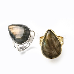 Adjustable Brass Cuff Open Rings for Women&nbsp;GG-CBA7610-08G