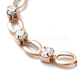 Crystal Cubic Zirconia Tennis Bracelet&nbsp;BJEW-E108-02RG