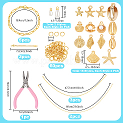 Ocean Theme Necklaces & Bracelets Making Kit&nbsp;DIY-PH00003