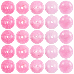 100Pcs Natural Dyed White Jade Beads&nbsp;G-SP0001-35