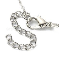 Flower Alloy Pendant Necklace&nbsp;NJEW-FZ00021