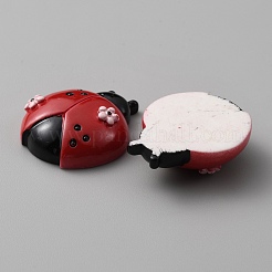 Opaque Resin Insect Cabochons&nbsp;DIY-TAC0020-21
