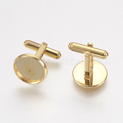 304 Stainless Steel Cuffinks&nbsp;STAS-G187-23G-14mm