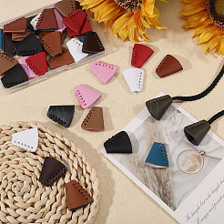 40Pcs 10 Colors Leather Cord Ends&nbsp;FIND-CA0011-38