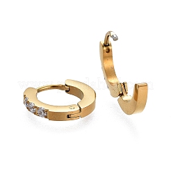 304 Stainless Steel Huggie Hoop Earrings&nbsp;EJEW-L252-042G-1
