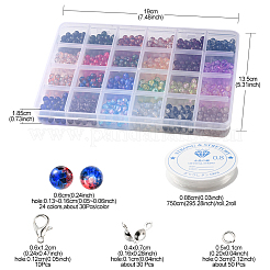 DIY Stretch Bracelet Necklace Making Kit&nbsp;DIY-FS0004-55