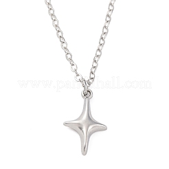 Star Alloy Pendant Necklaces&nbsp;NJEW-JN05214-01