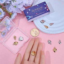 12Pcs 6 Styles Ion Plating(IP) 304 Stainless Steel Charms&nbsp;STAS-SC0008-82