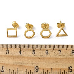 304 Stainless Steel Earrings Sets&nbsp;EJEW-S248-02G