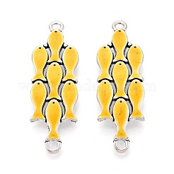 Alloy Enamel Connector Charms&nbsp;TIBE-N016-09AS