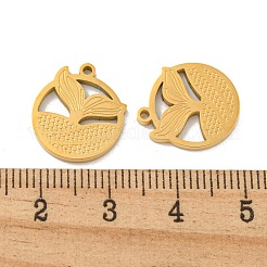 Ion Plating(IP) 304 Stainless Steel Pendants&nbsp;STAS-S135-08G