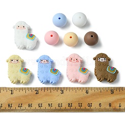 Silicone Focal Beads Alpaca/Round&nbsp;SIL-FS0001-13