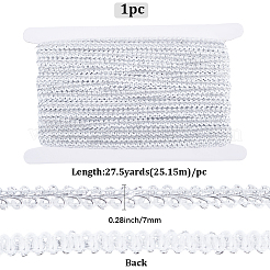 27.5Yards Polyester Lace Trim Ribbon&nbsp;OCOR-GF0004-81F