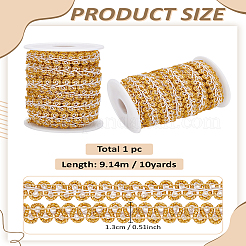 Metallic Polyester Lace Ribbons&nbsp;OCOR-LP0004-31