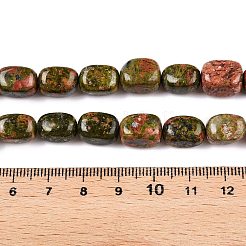 Natural Unakite Beads Strands&nbsp;G-T138-111