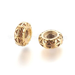 304 Stainless Steel Spacer Beads&nbsp;STAS-P237-38G