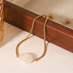 Fashion Stainless Steel Boston Link Chains Slider Bracelets&nbsp;LS-EE0272