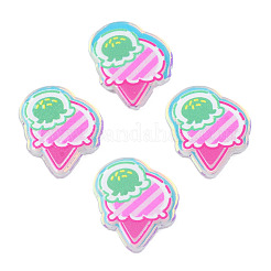 Transparent Printed Acrylic Cabochons&nbsp;TACR-N016-33