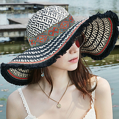 Ethnic 5M Style Embroidery Polycotton Ribbons&nbsp;OCOR-FG0001-42A