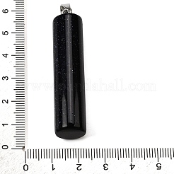 Synthetic Blue Goldstone Big Pendants&nbsp;G-F820-11I