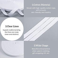 Cotton Ribbons&nbsp;OCOR-WH0032-49B
