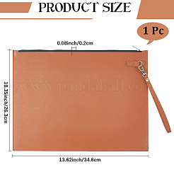 Rectangle PU Leather Meeting File Bag&nbsp;AJEW-WH20019-115A
