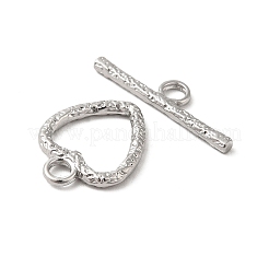 Non-Tarnish 304 Stainless Steel Toggle Clasps&nbsp;STAS-H212-11P
