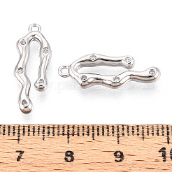 Brass Micro Pave Clear Cubic Zirconia Pendants&nbsp;KK-N267-07P