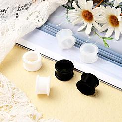 6Pcs 3 Colors Pulley Silicone Ear Gauges Flesh Tunnels Plugs&nbsp;FIND-YW0001-18E