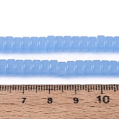 Imitation Jade Glass Beads Strands&nbsp;GLAA-N026-3x6mm-J05